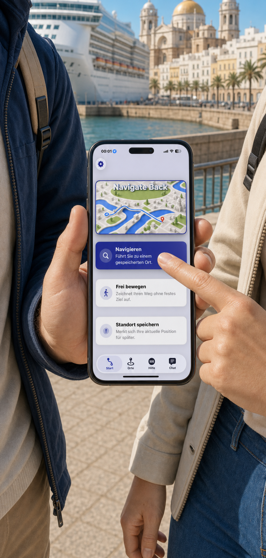 Navigate Back auf iPhone und iPad