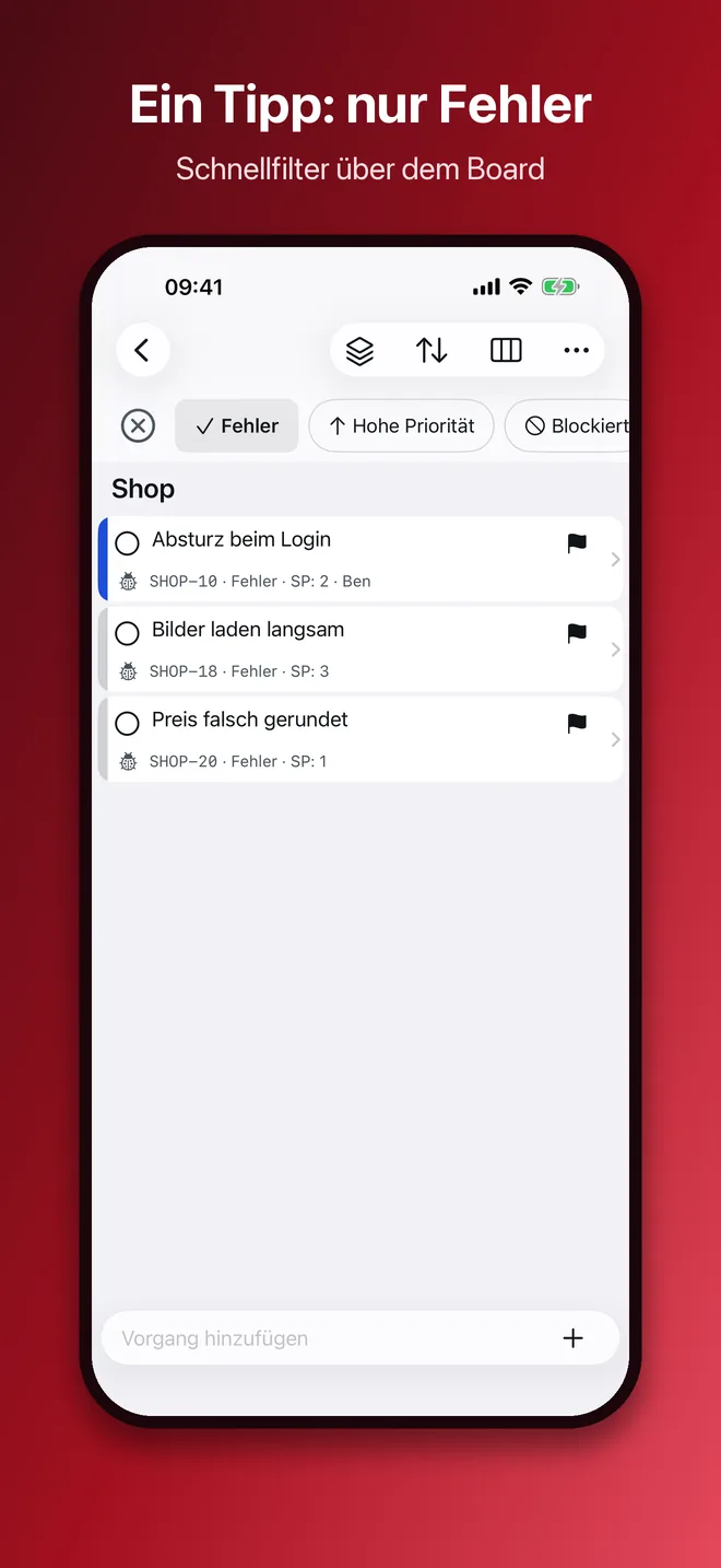 iPhone, Bild 6 von 10: Ein Tipp: nur noch Fehler