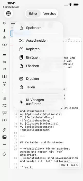 AI Markdown Editor Screenshot 3