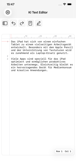 AI Text Editor Screenshot 1