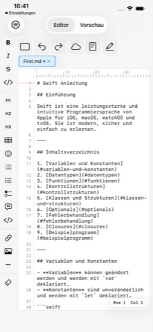 AI Markdown Editor Screenshot 1